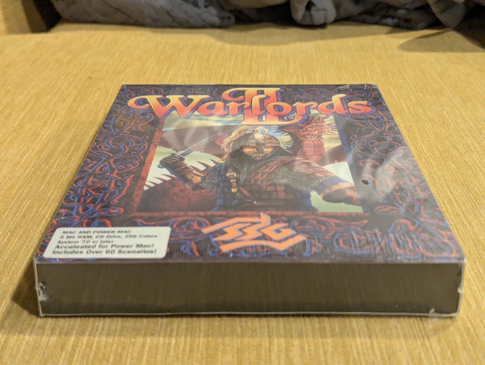 WARLORDS II : Mac / Power Mac 3.5″ Floppy Vintage Big Box SSG 1993 – NEW SEALED!