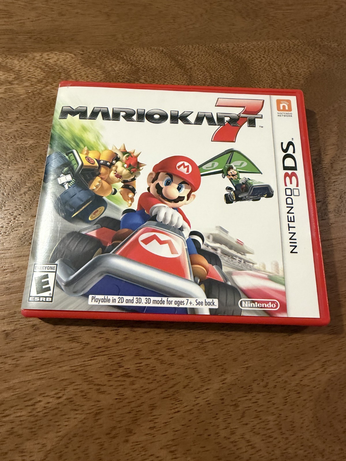 Nintendo 3DS Mario Kart 7 – case, game cartridge & manual