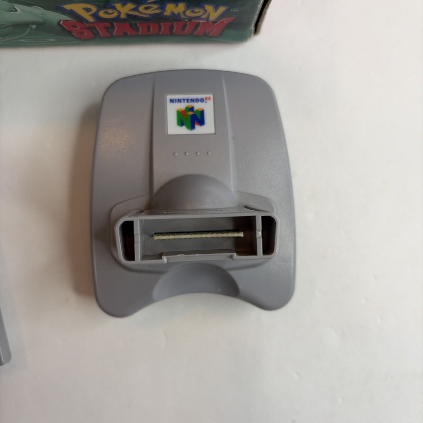 Pokemon Stadium – Nintendo 64 Big Box w/ Transfer Pak (Tested)