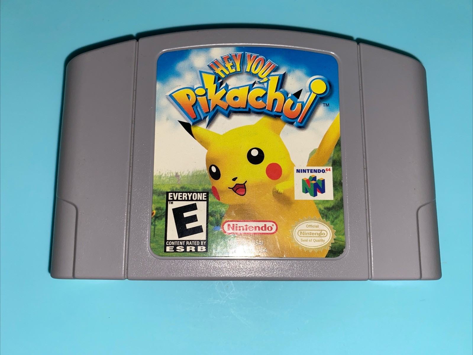 Blockbuster Hey You, Pikachu Nintendo 64 Game Pak Untested & Unsure If Works