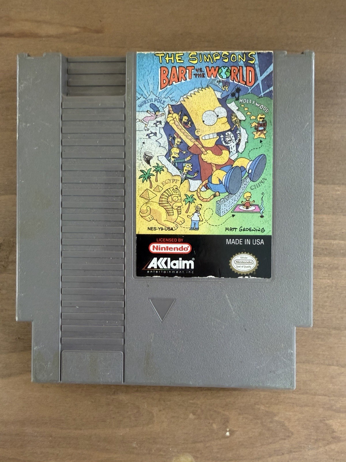 The Simpsons: Bart vs. the World NES Not Tested My Machines Down