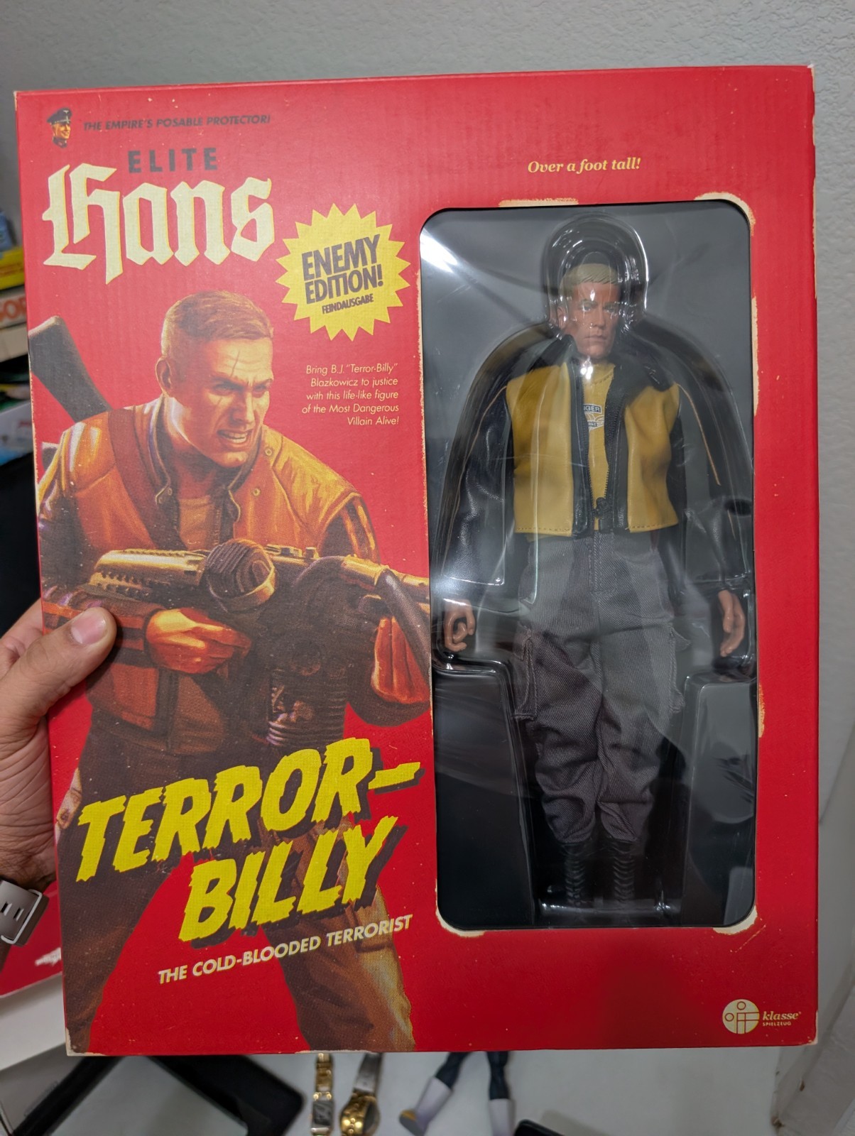 Terror Billy Action Figure from Wolfenstein II Colossus Collectirs Edition