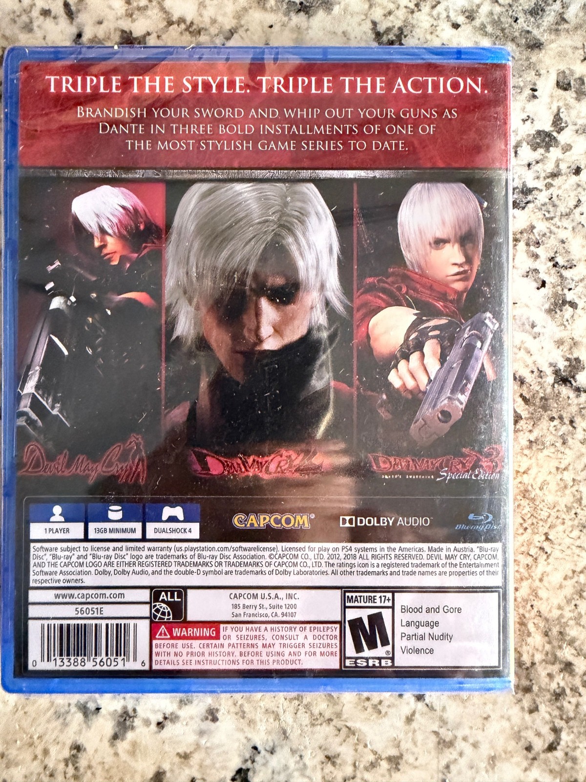 Devil May Cry HD Collection PS4 Brand New Factory Sealed PlayStation 4