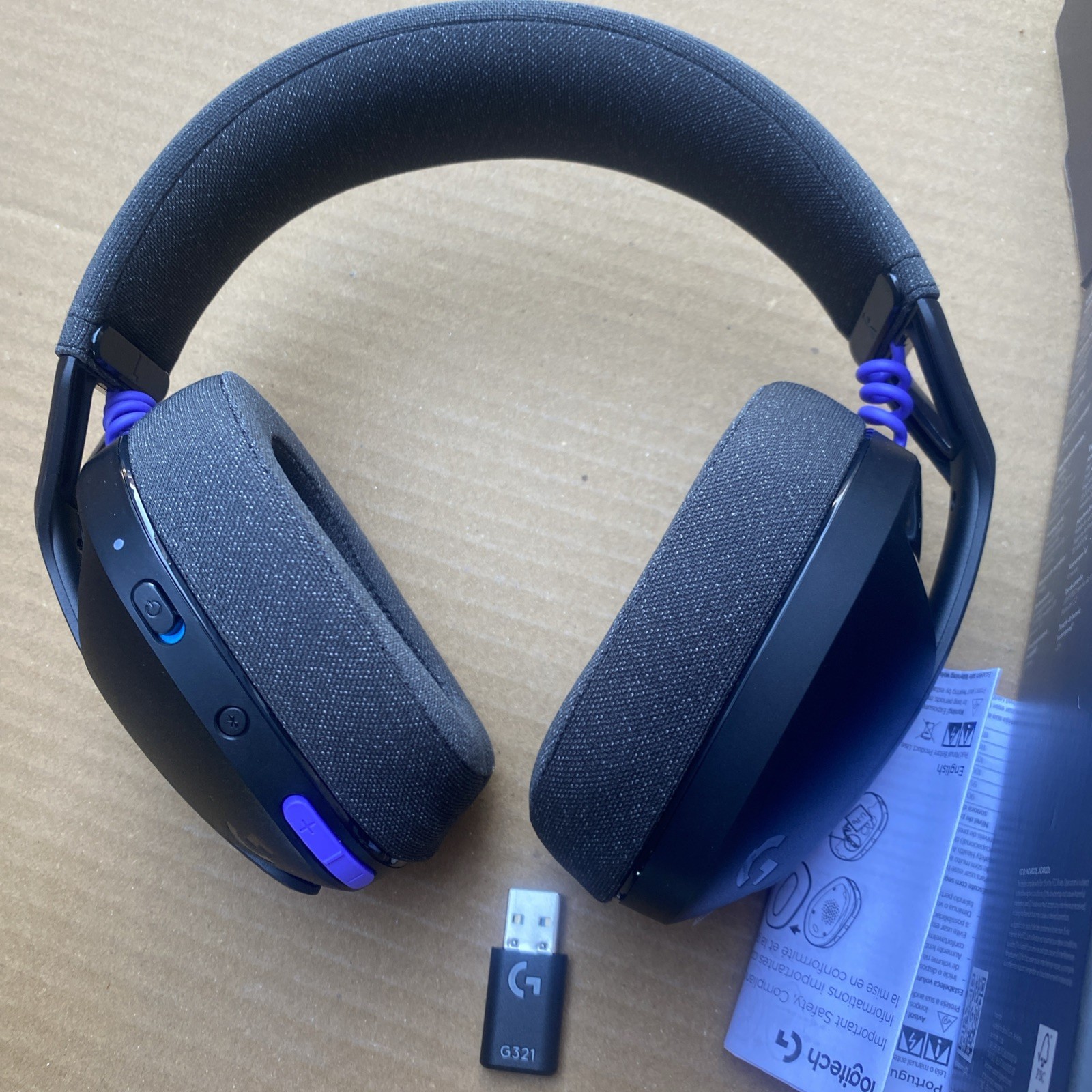 Logitech G321 Lightspeed Wireless Bluetooth Gaming Headset, Dynamic Comfort