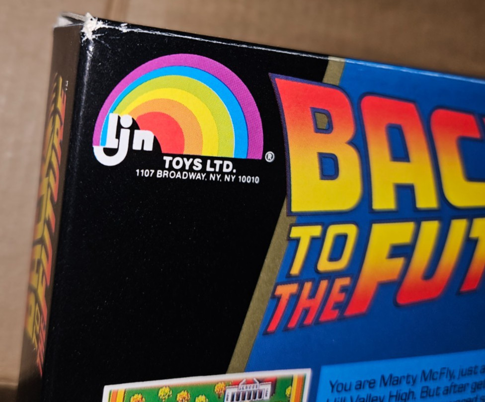 NES Back To The Future CIB Complete In Box Nintendo Entertainment System LJN