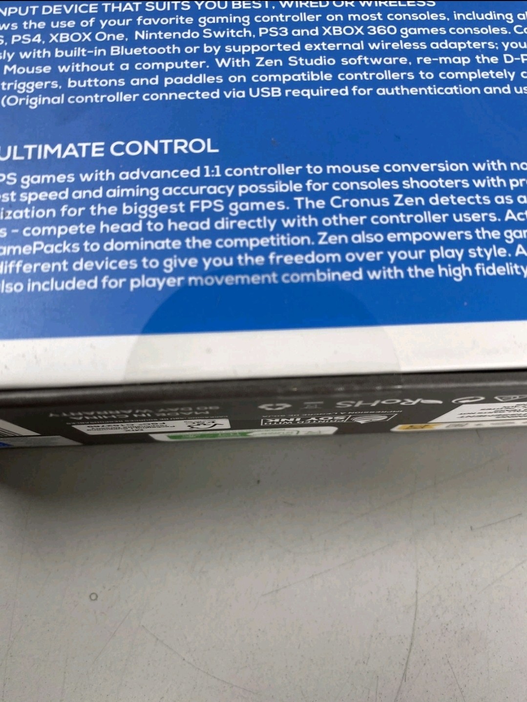 Collective Minds – Cronus Zen Controller Emulator for Consoles & PC – Black