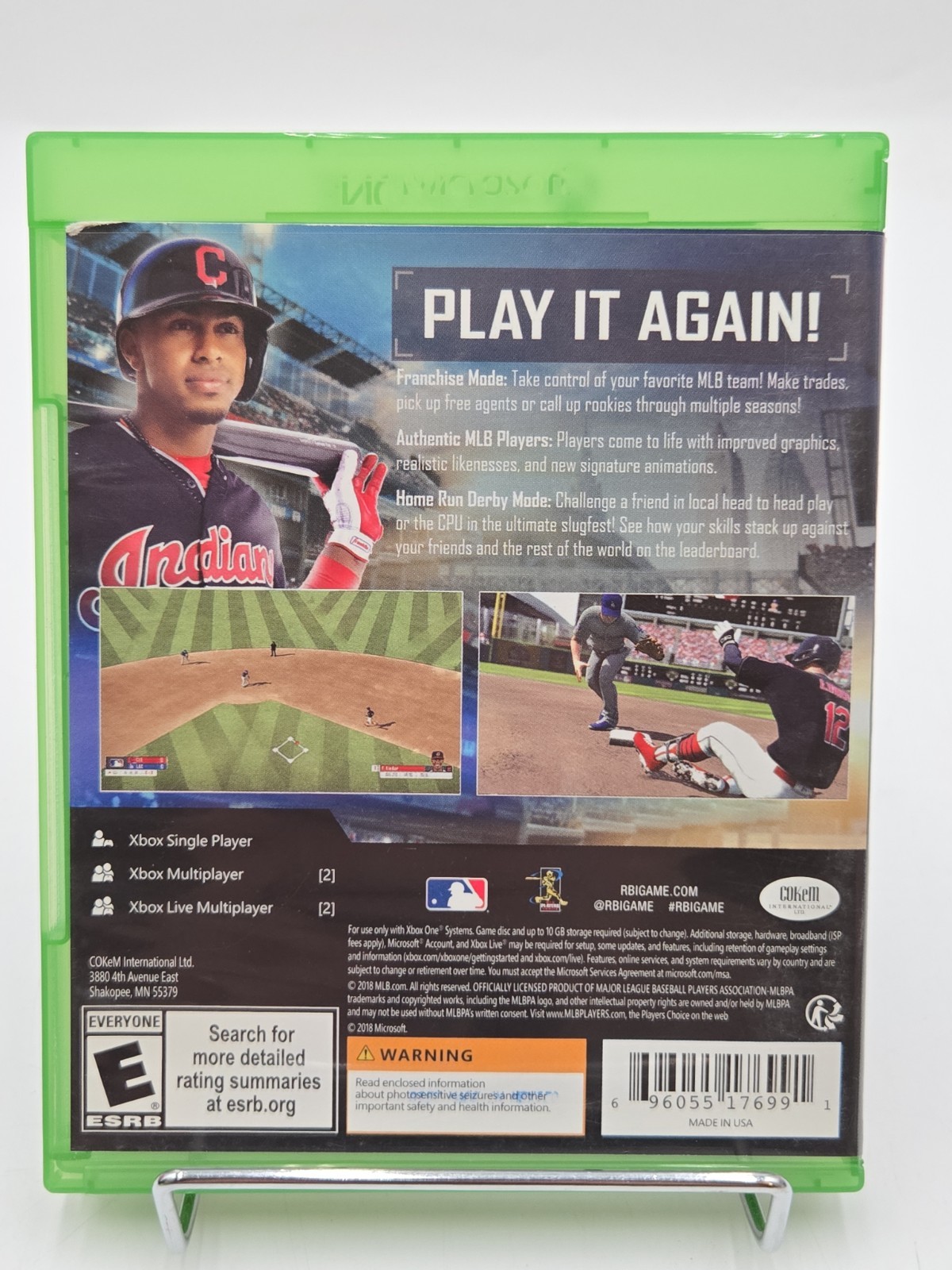 R.B.I. Baseball 18 (Microsoft Xbox One, 2018)