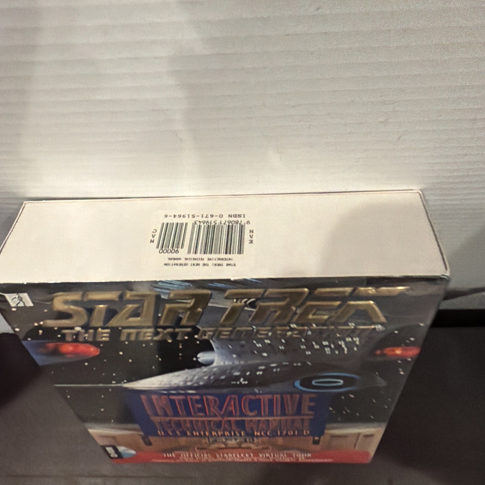 New Sealed Star Trek The Next Generation Interactive Technical Manual CD ROM