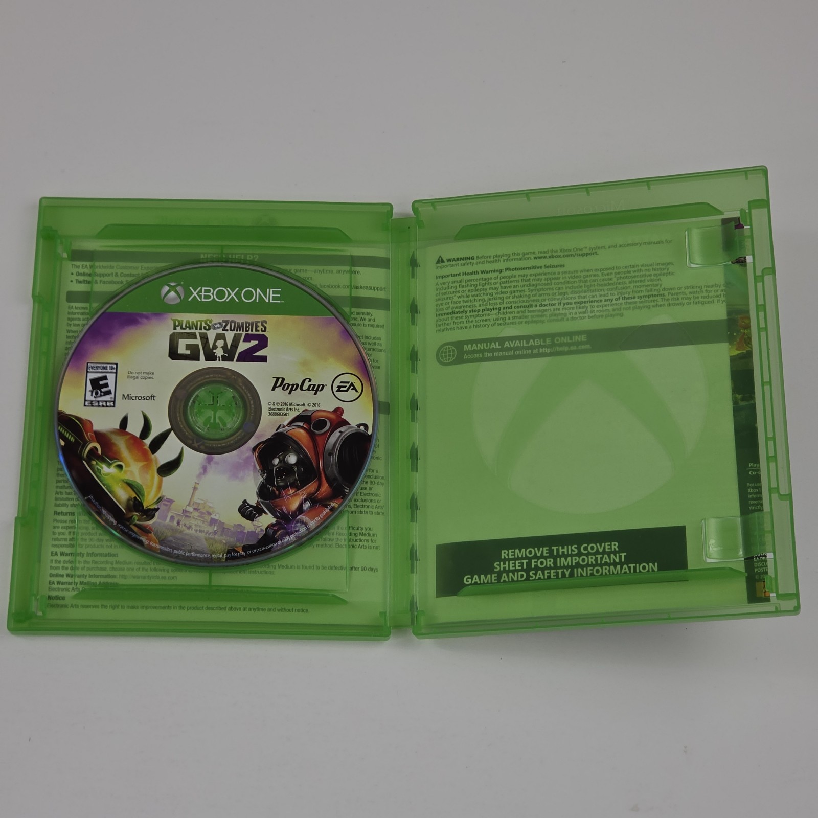 Plants vs. Zombies: Garden Warfare 2 (Microsoft Xbox One, 2016) Complete Tested