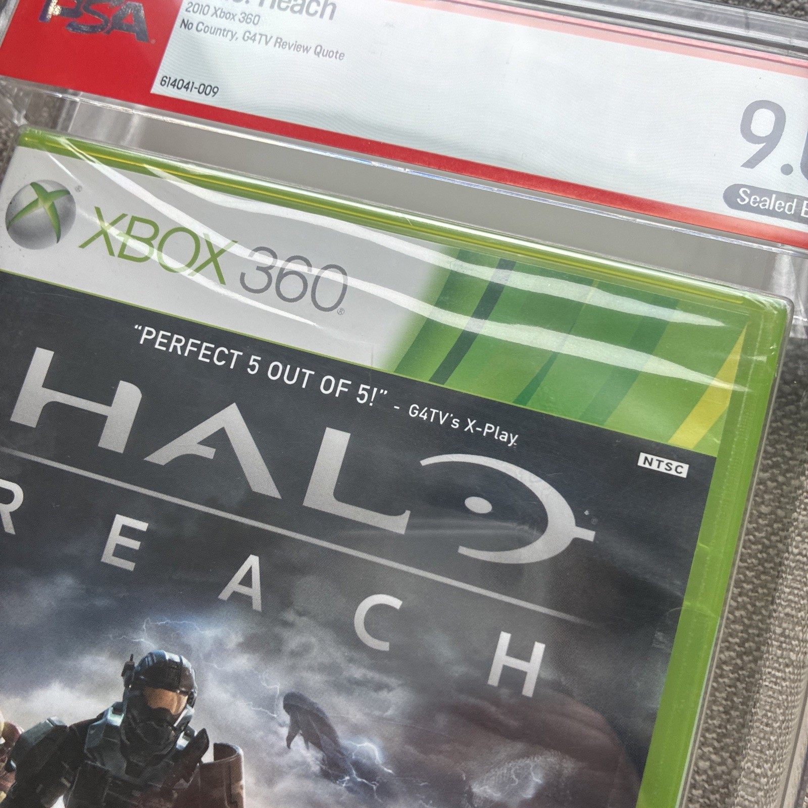 Halo: Reach • Graded PSA 9.6 B+ • Xbox 360