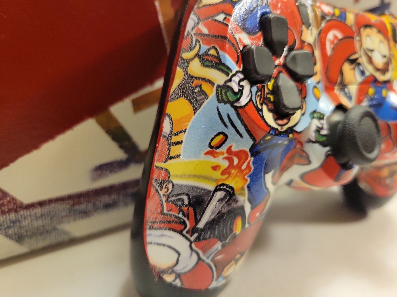 Mario Sony DualShock 4 Controller PlayStation PS4 – Custom Hydro Dipped