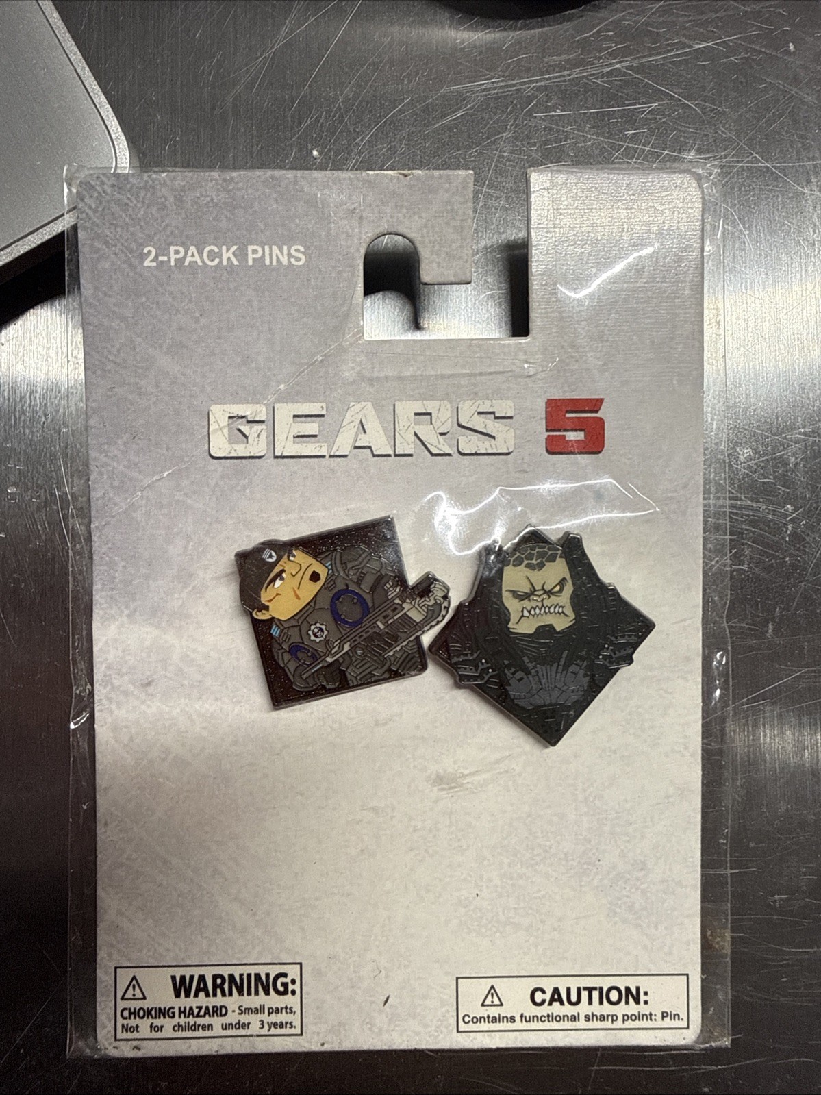 Gears of War 5 Pin Club Pin Set NEW Marcus fenix & General RAAM