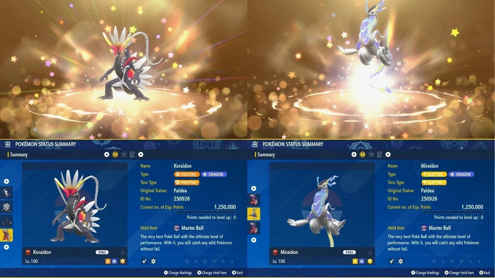 SHINY MIRAIDON AND KORAIDON GAMESTOP 2025 UNTOUCHED🌟 POKÉMON SCARLET & VIOLET ✨