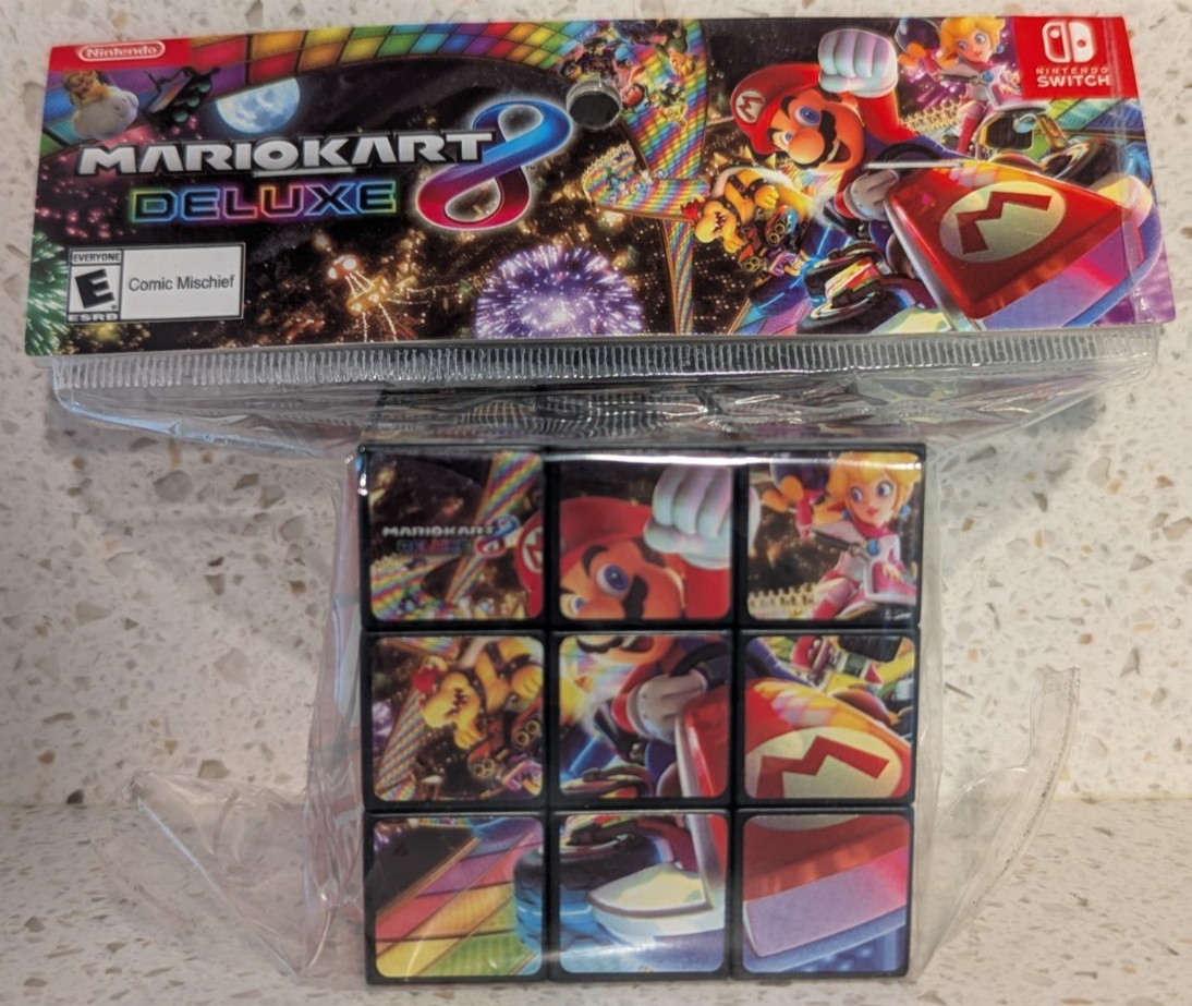 Mario Kart 8 Deluxe Nintendo Switch Promotional Rubiks Cube Sealed