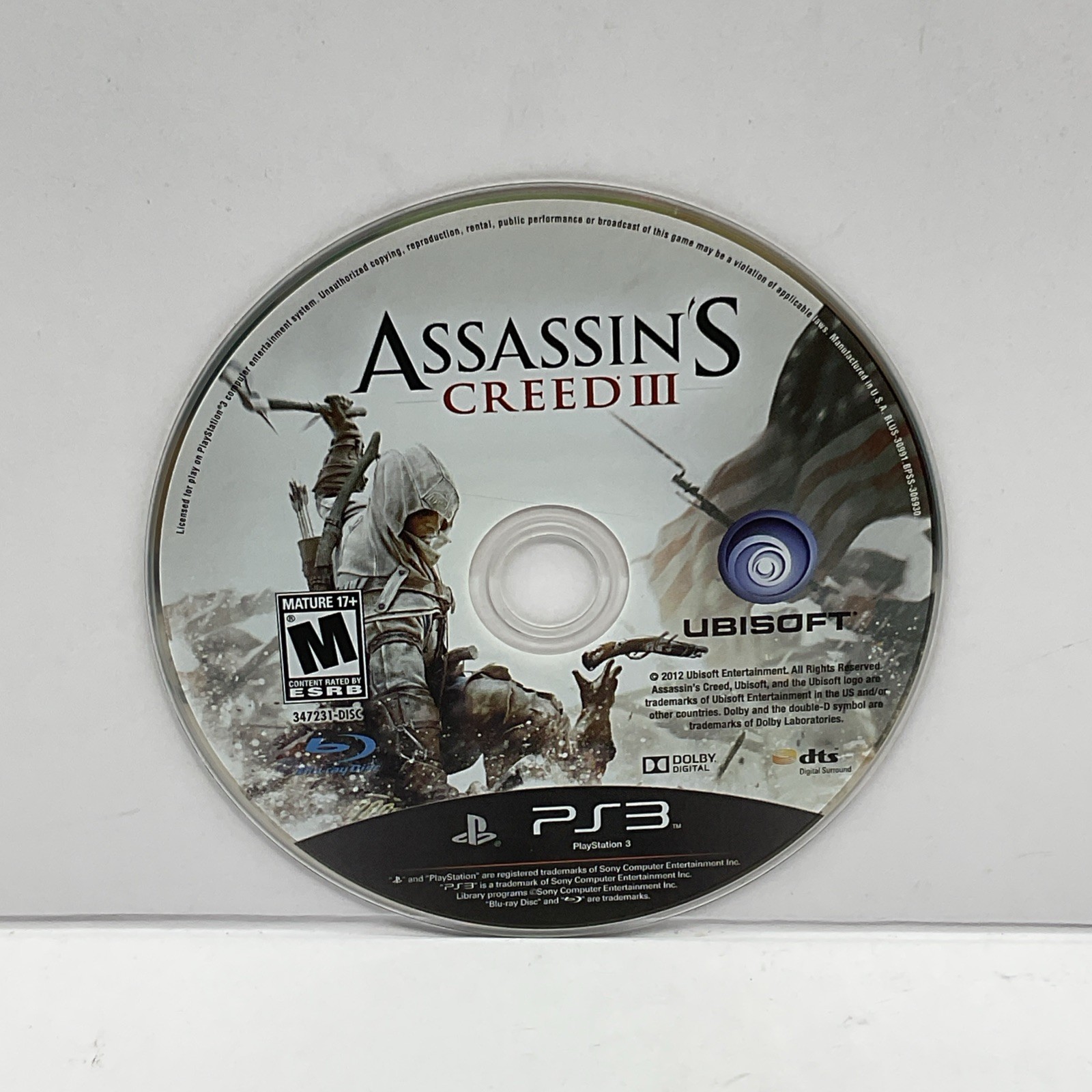 Assassin’s Creed III GameStop Edition (PS3)Tested & Complete|Ex Cond|Free Ship