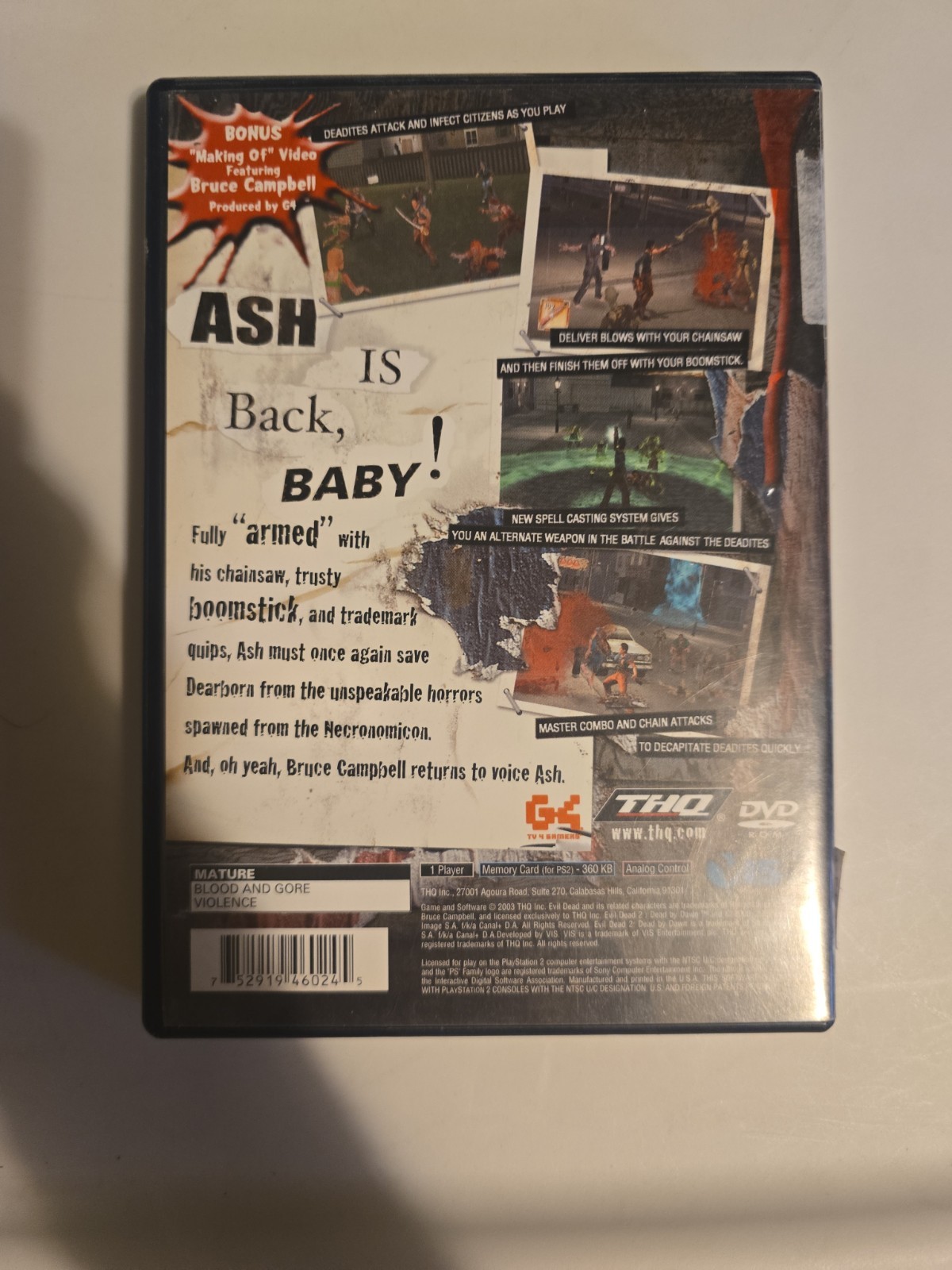 Evil Dead: A Fistful of Boomstick (Sony PlayStation 2, 2003)