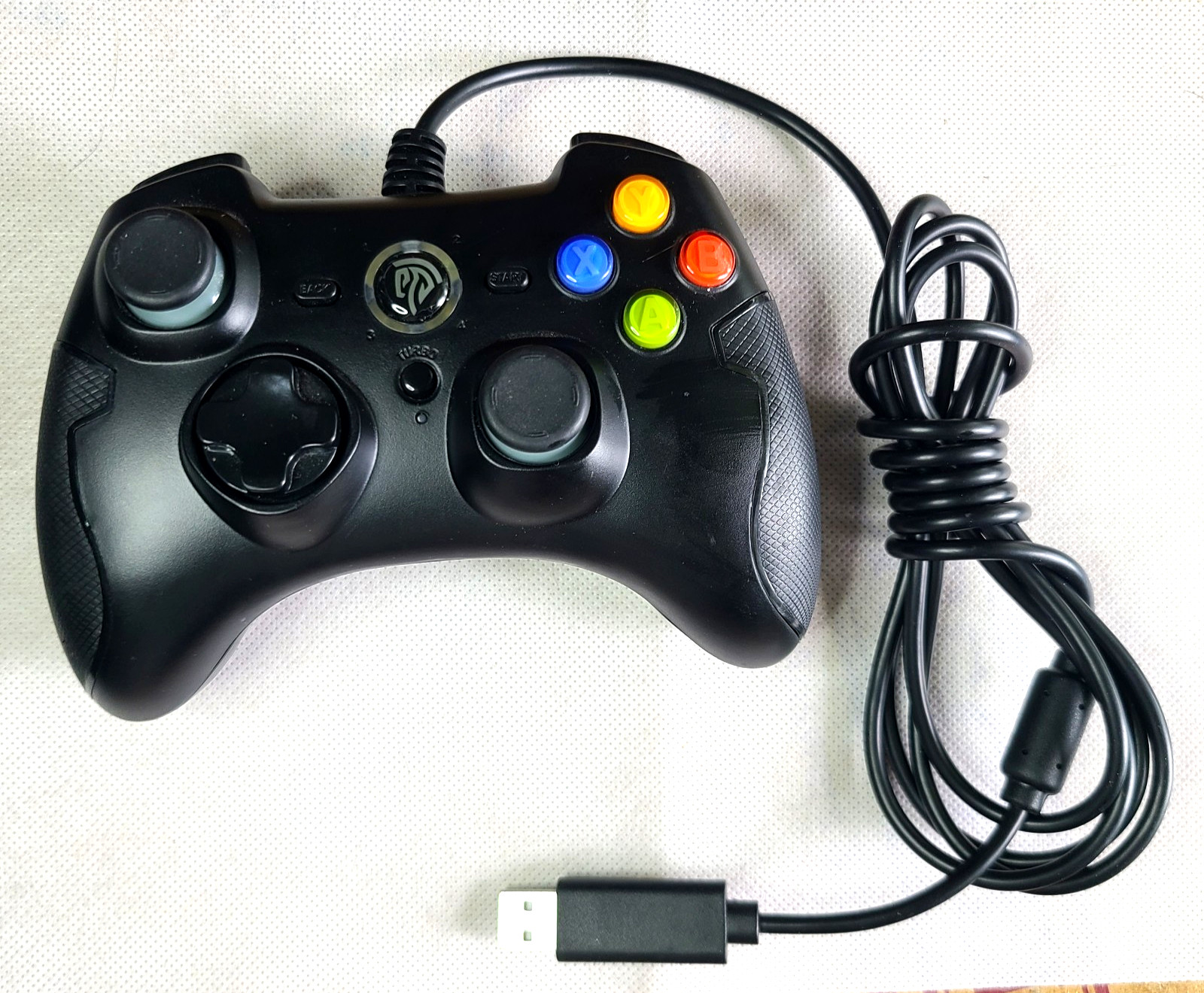 EASYSMX ESM-9100 Wired Gaming Controller PC PS3 Tesla Turbo Dualshock T24