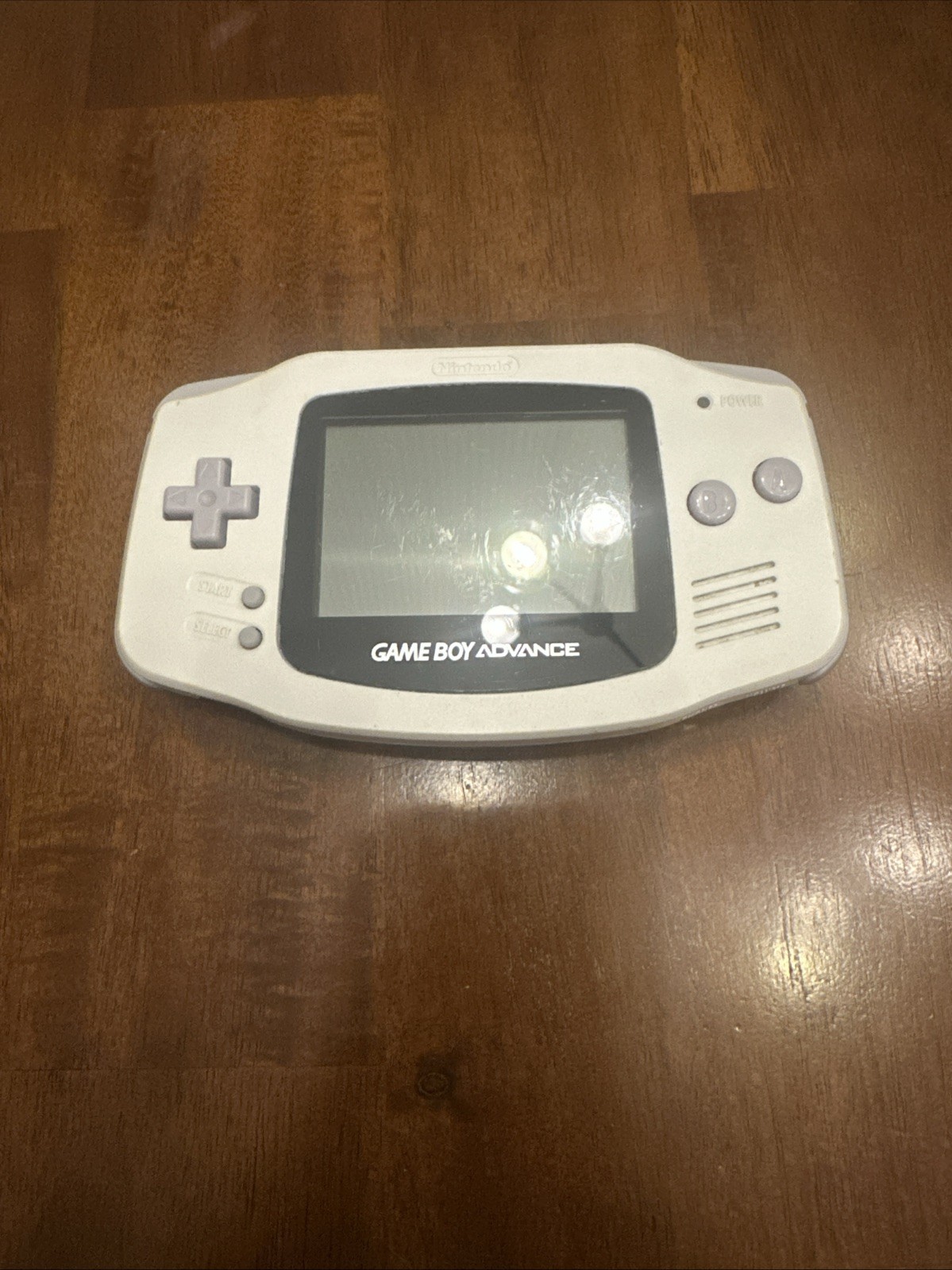 Nintendo Game Boy Advance Arctic White Handheld System Tested *READ DESC*