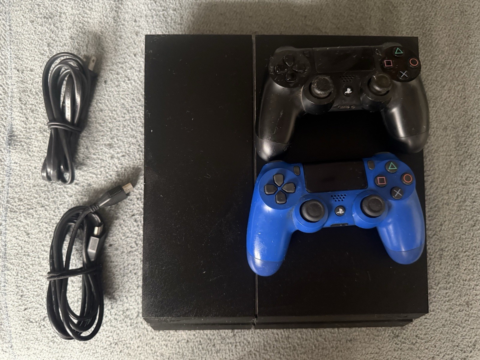Sony PlayStation 4 500GB Gaming Console – Black (CUH-1215A) – Tested – WORKS!
