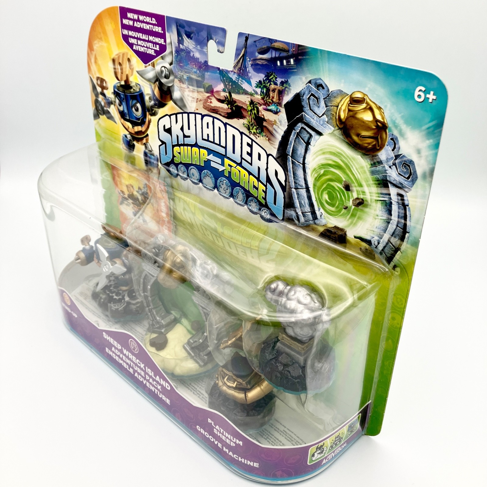 Skylanders Swap Force Sheep Wreck Island Adventure Pack Wind Up NEW SEALED