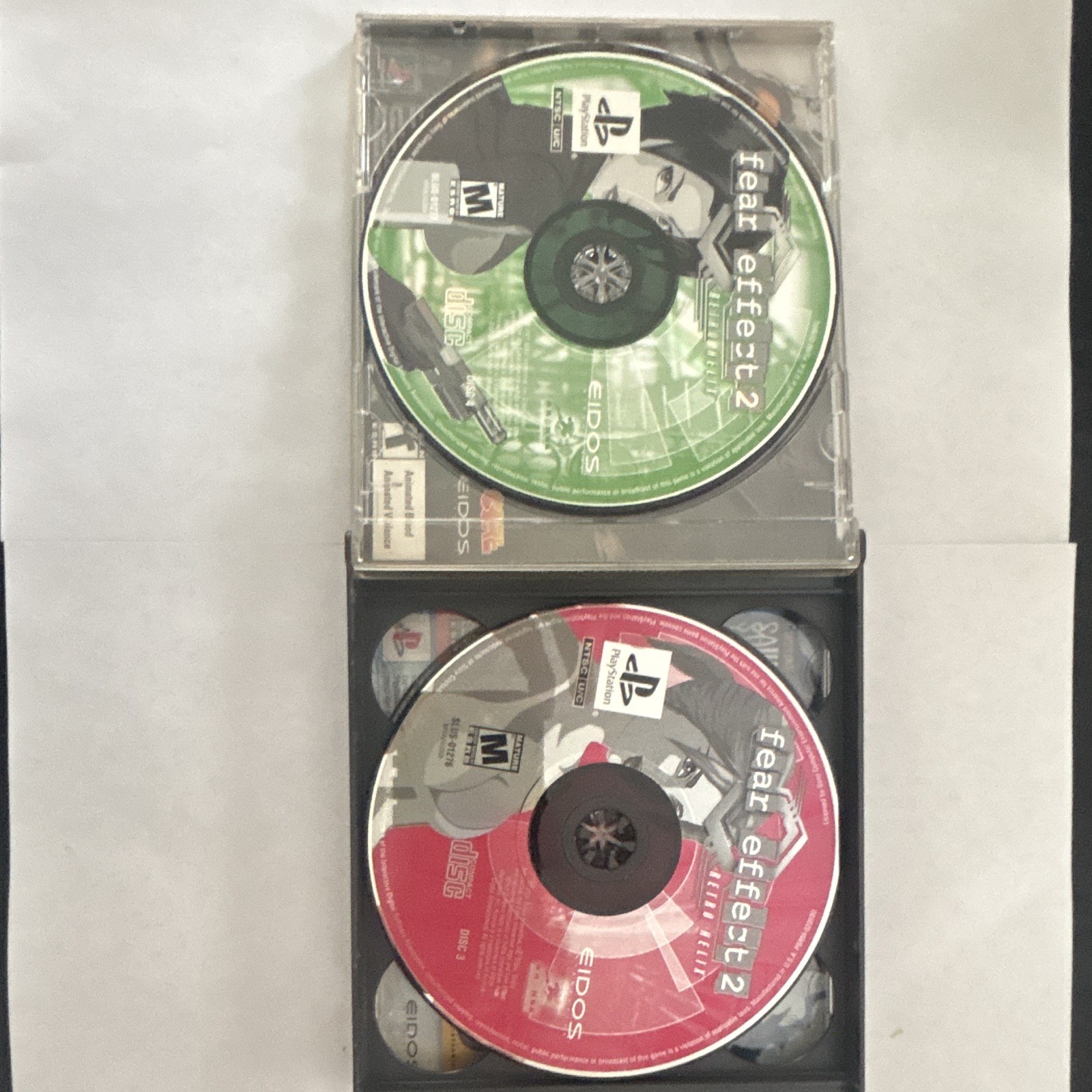 Eidos Interactive Fear Effect 2: Retro Helix PS1 Manual NTSC-U/C 2001 M