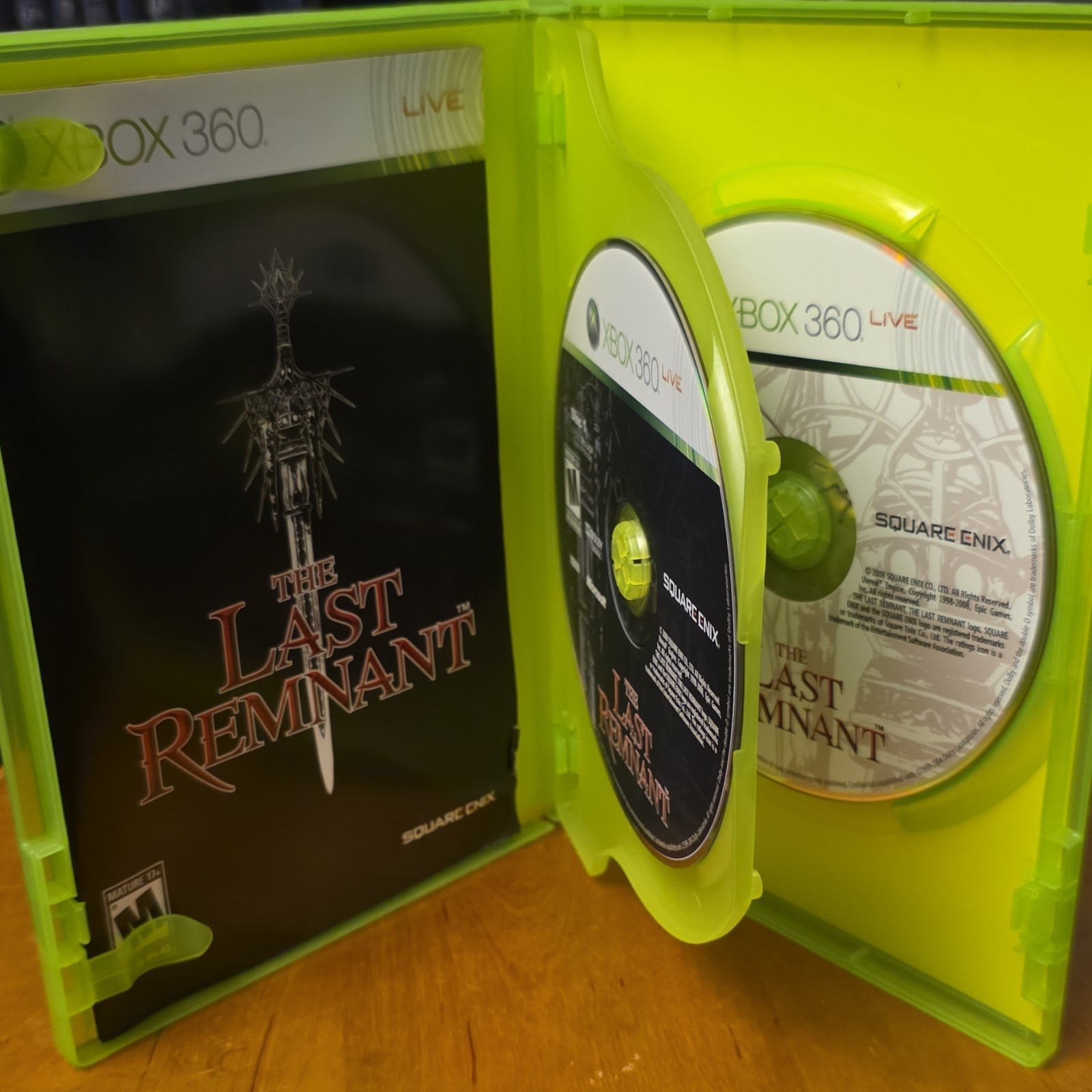 Square Enix The Last Remnant (Microsoft Xbox 360) NTSC-U/C M Complete w/ Manual