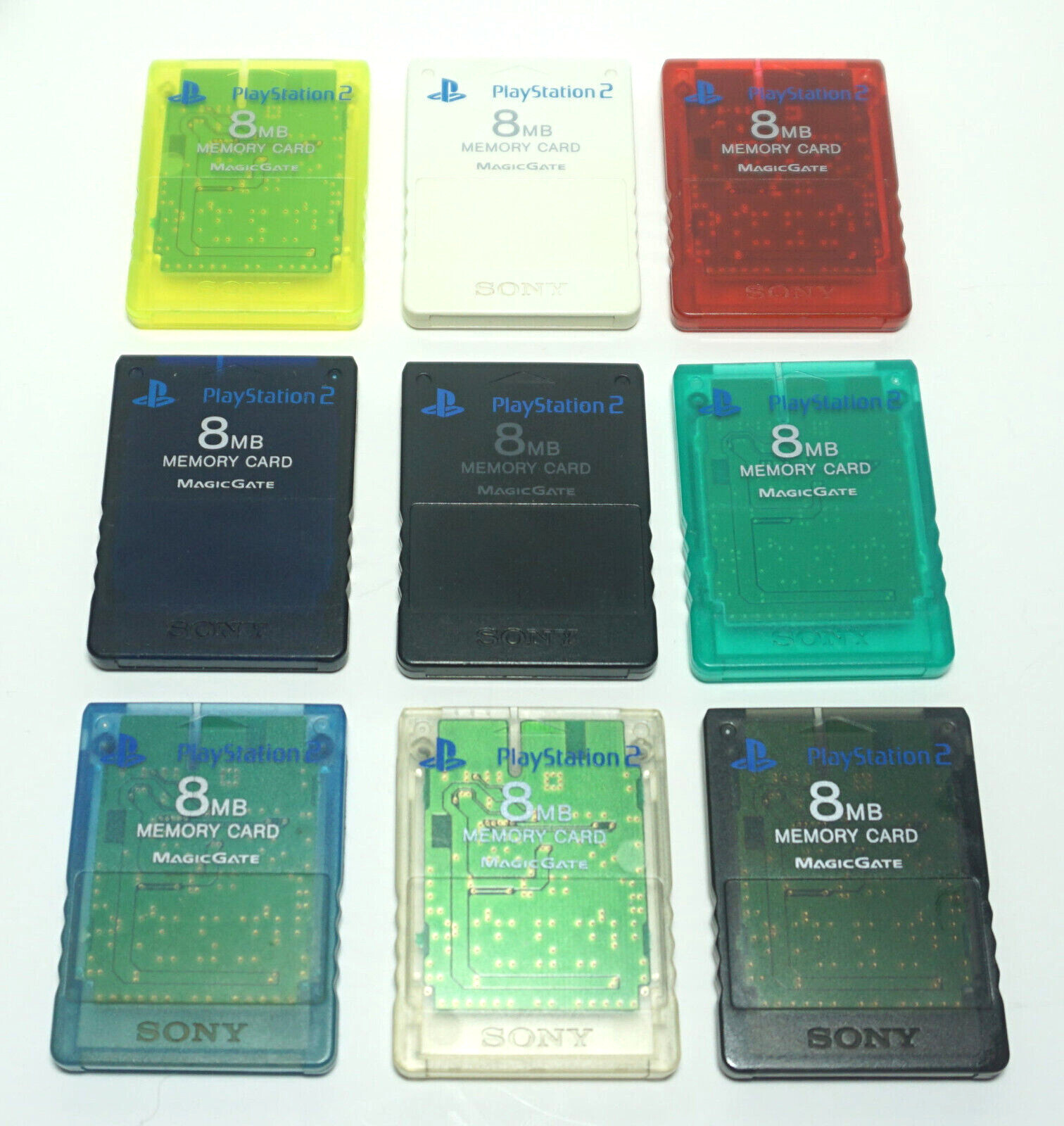 Sony Playstation 2 PS2 Official OEM MagicGate 8mb Memory Card Genuine SCPH-10020