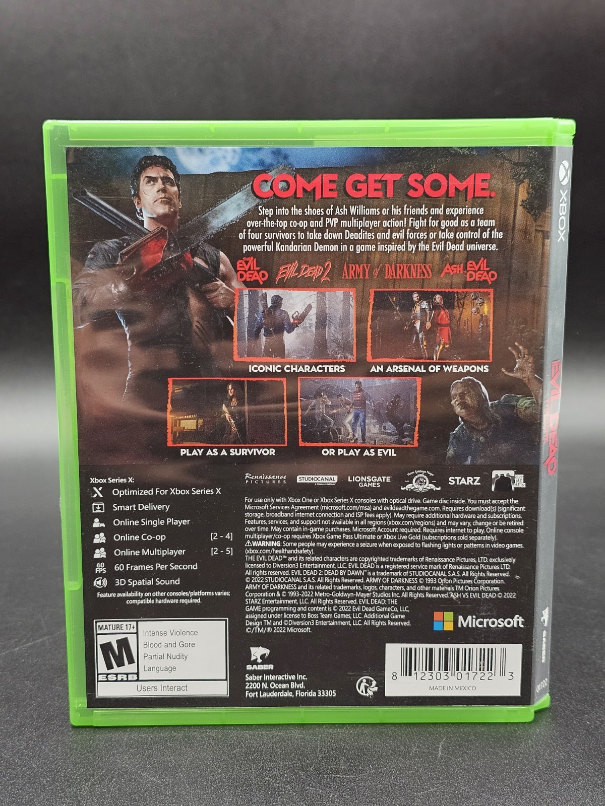 Evil Dead: The Game (Xbox Series X, 2022) CIB Complete VG