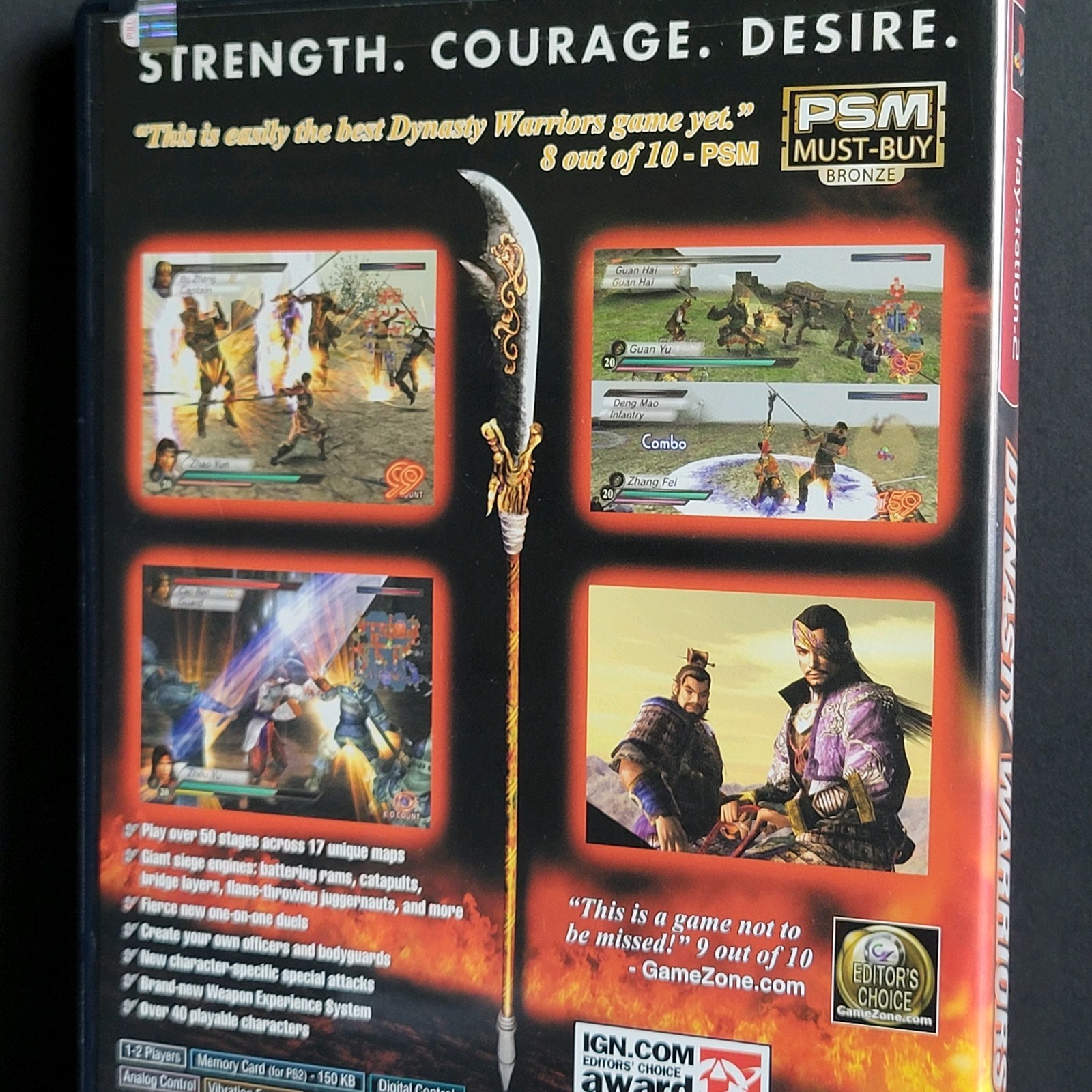 Dynasty Warriors 4 Greatest Hits (PS2, KOEI, 2003)