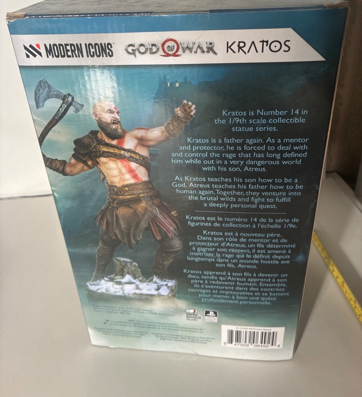 God Of War Kratos Modern Icons 1/9 Scale Statue ABS/PVC New In Box # 14