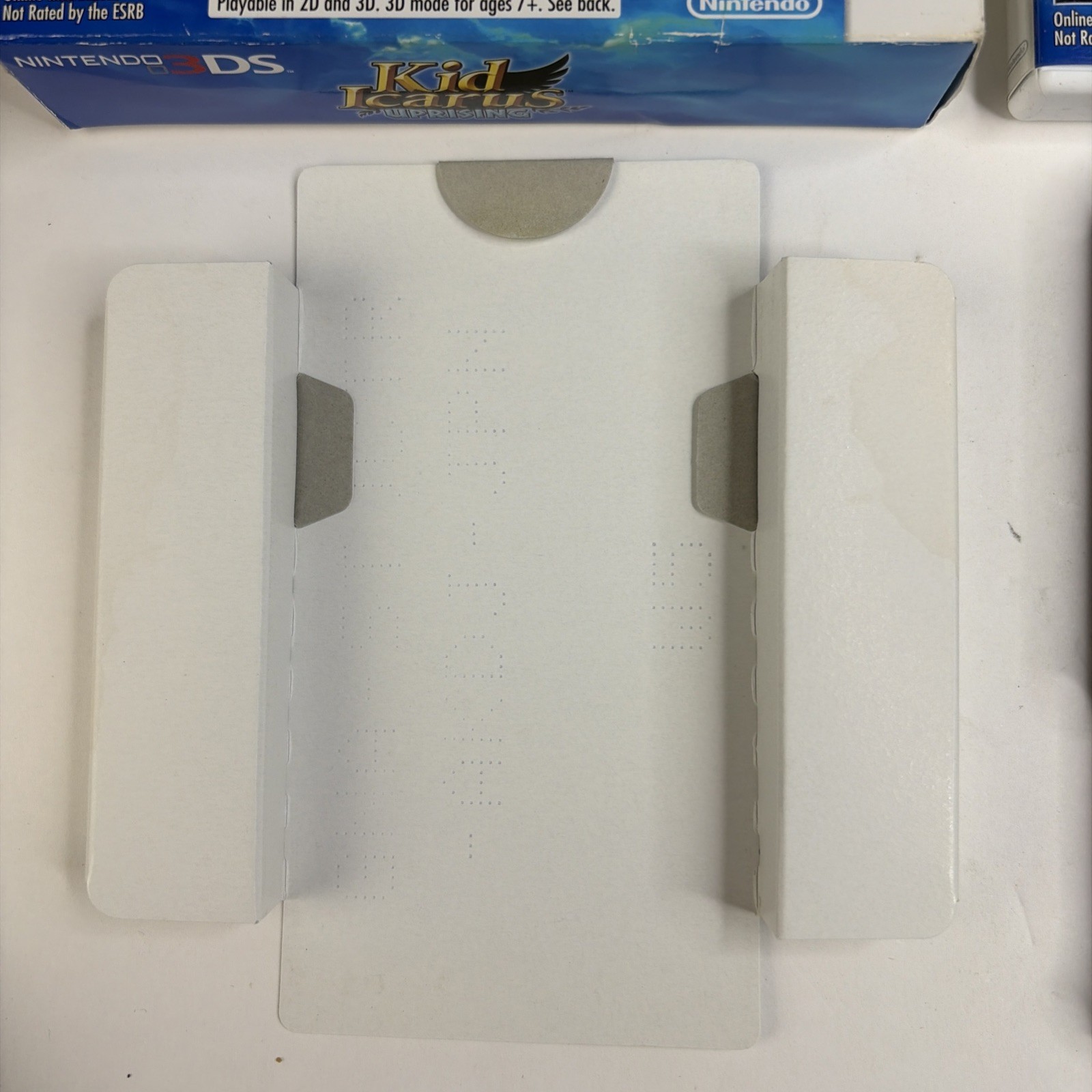 Kid Icarus: Uprising (Nintendo 3DS, 2012) Big Box -CIB Complete Stand