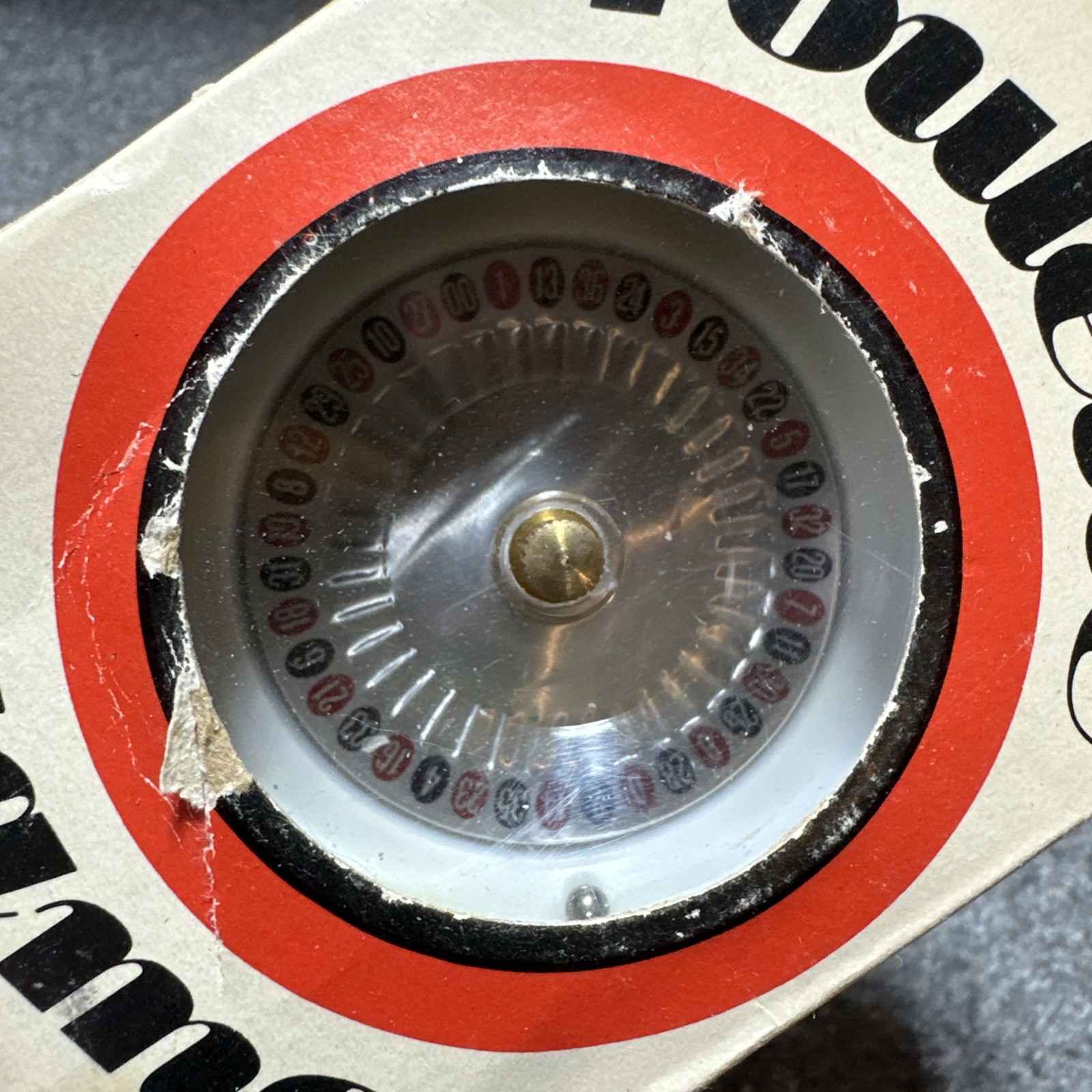 Vintage Mini Roulette Wheel Game With Chips, Instructions And Board Hong Kong