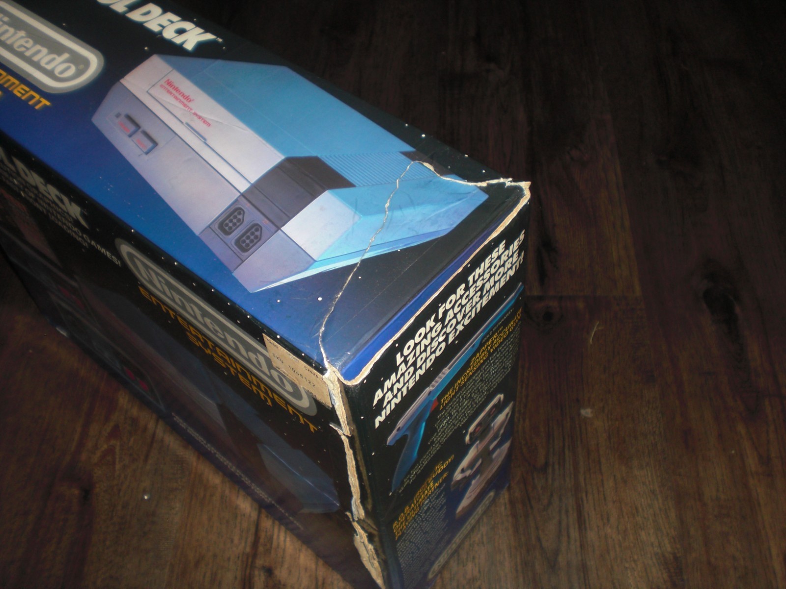 NES Nintendo Entertainment System Control Deck MINT INSERTS BAG Empty Box Foam