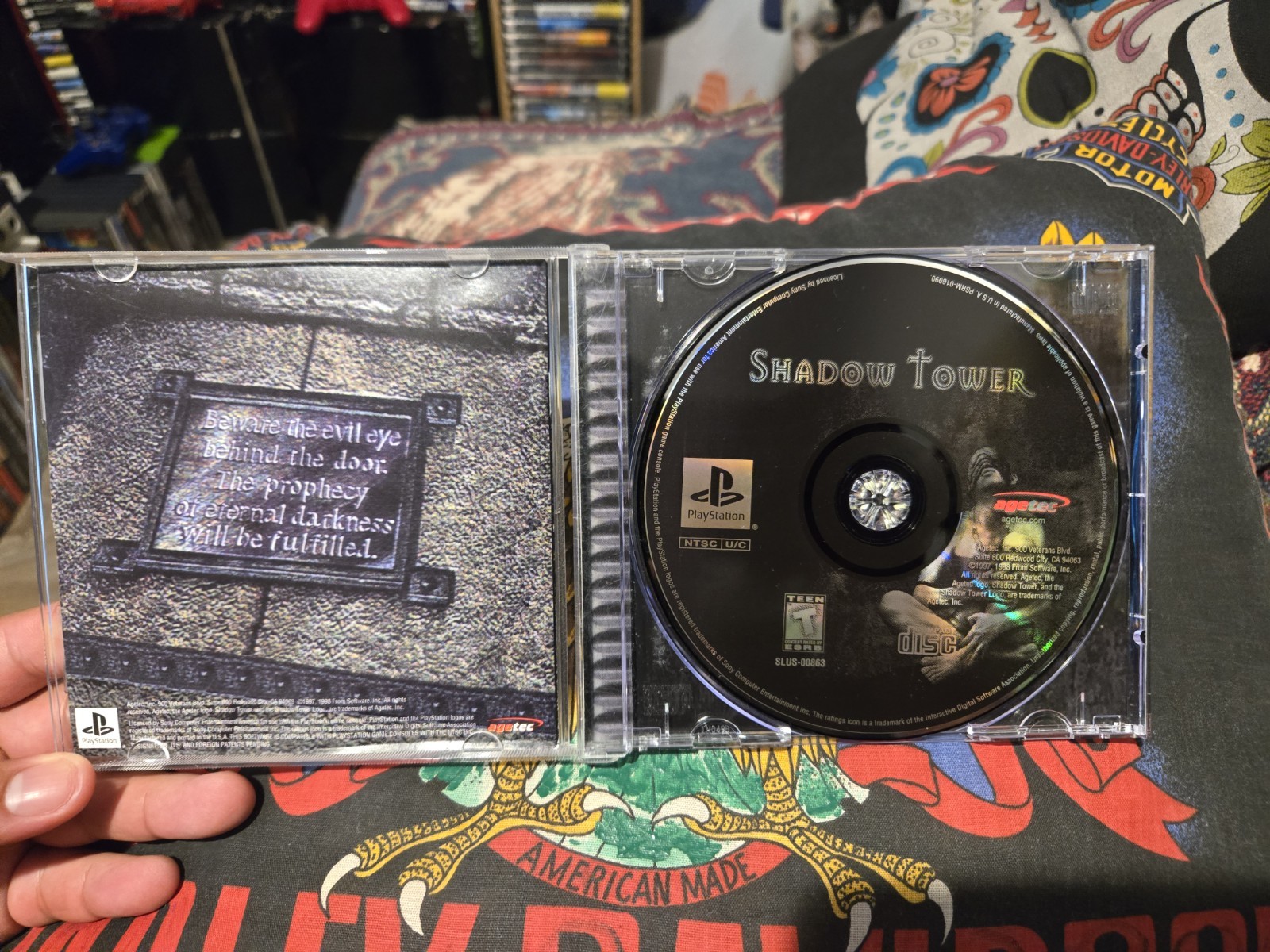 Shadow Tower PlayStation PS1 FromSoftware CIB Complete – Tested