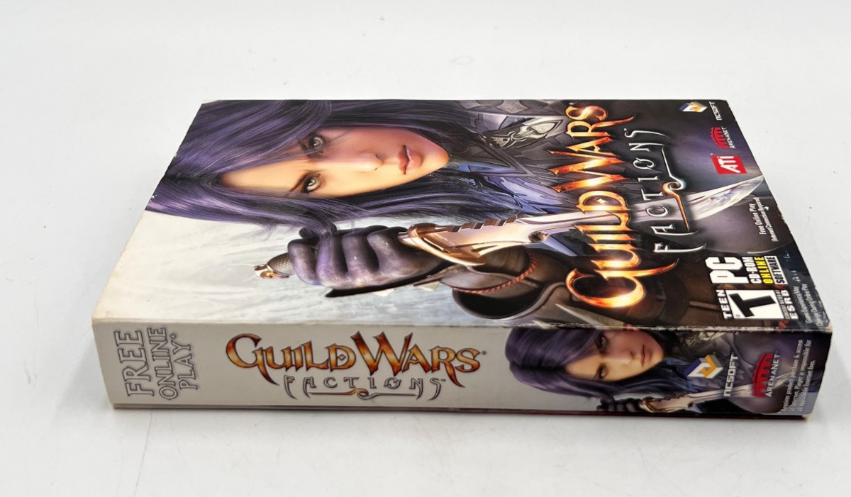 Guild Wars Factions PC Big Box Complete RPG Game NCSoft ArenaNet Vintage