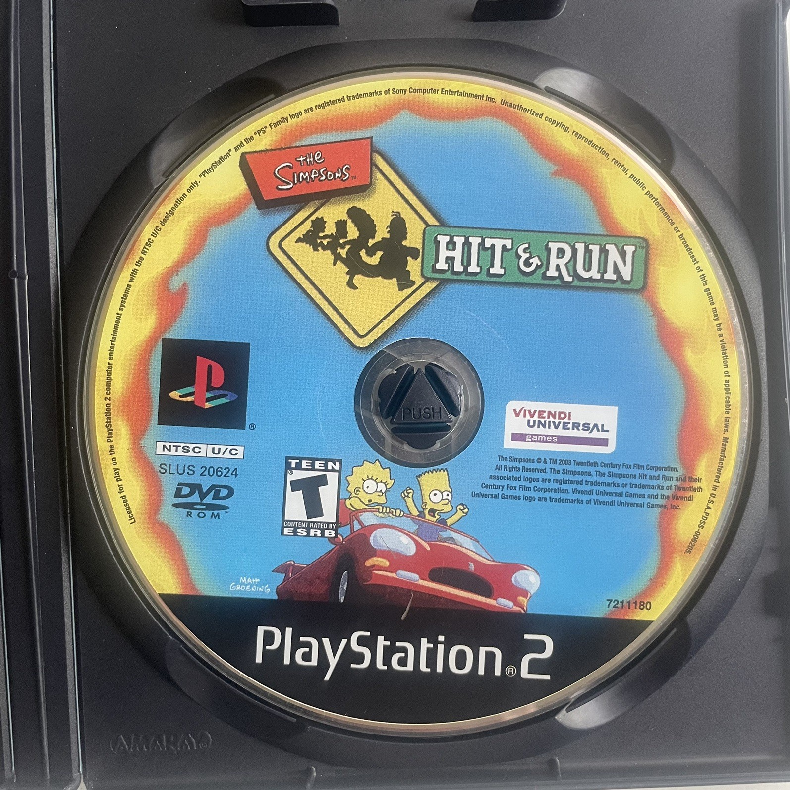 The Simpsons: Hit & Run PS2 Multiplayer Vivendi T Teen NTSC-U/C Action Videogame
