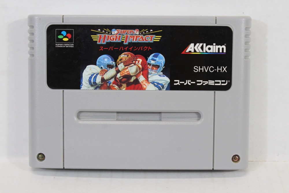 Super High Impact American Football SFC Nintendo Super Famicom SNES JP JPN Japan
