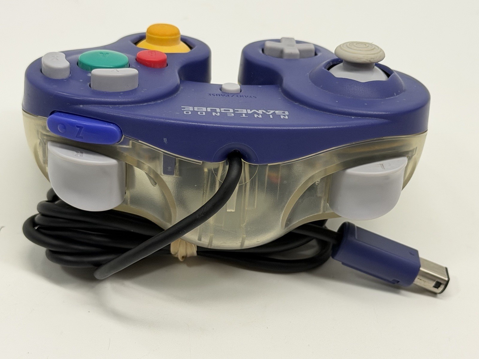 Nintendo GameCube Controller Purple Indigo/Clear OEM Original DOL-003