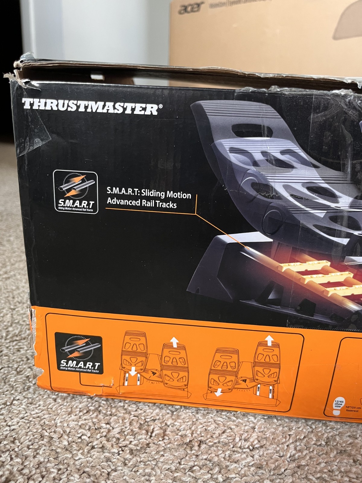 Thrustmaster TFRP Precision Flight Sim Rudder Pedals – Black