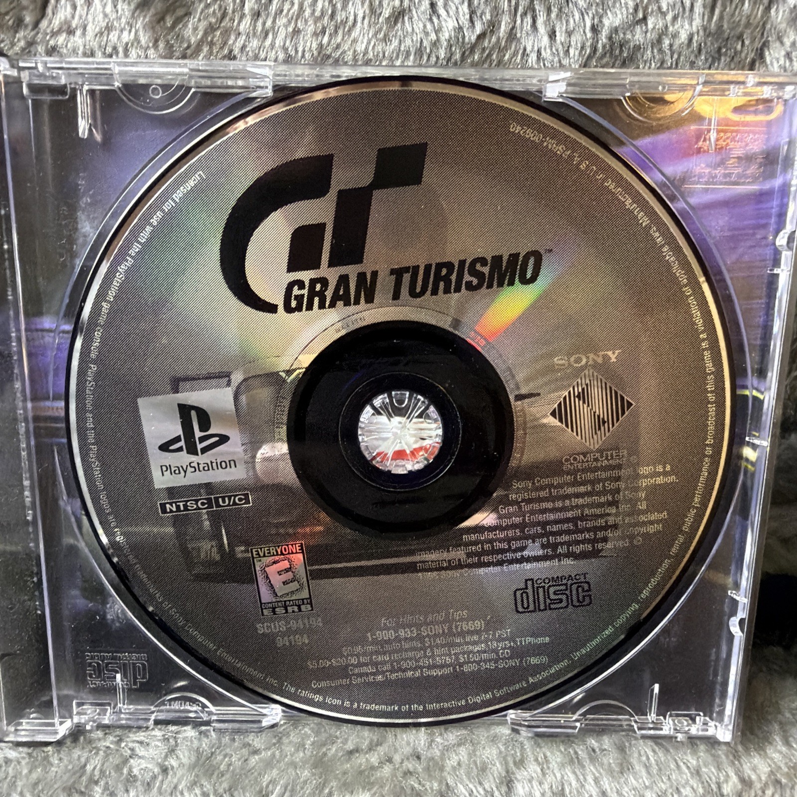 PlayStation 1 – Gran Turismo CIB (1998 PS1) Greatest Hits Racing
