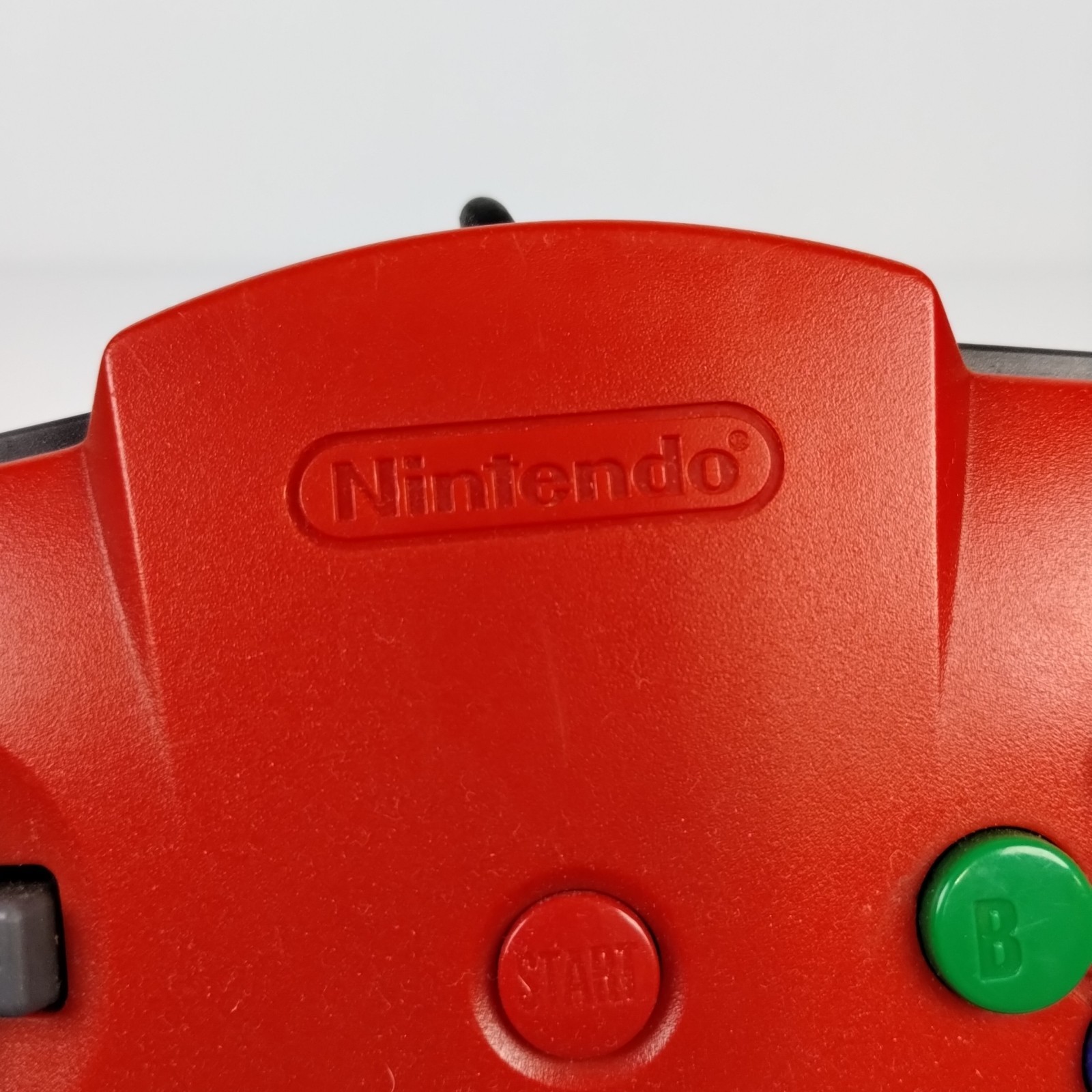 Nintendo 64 Console With Expansion Pak & Red Controller + All Cords – TESTED