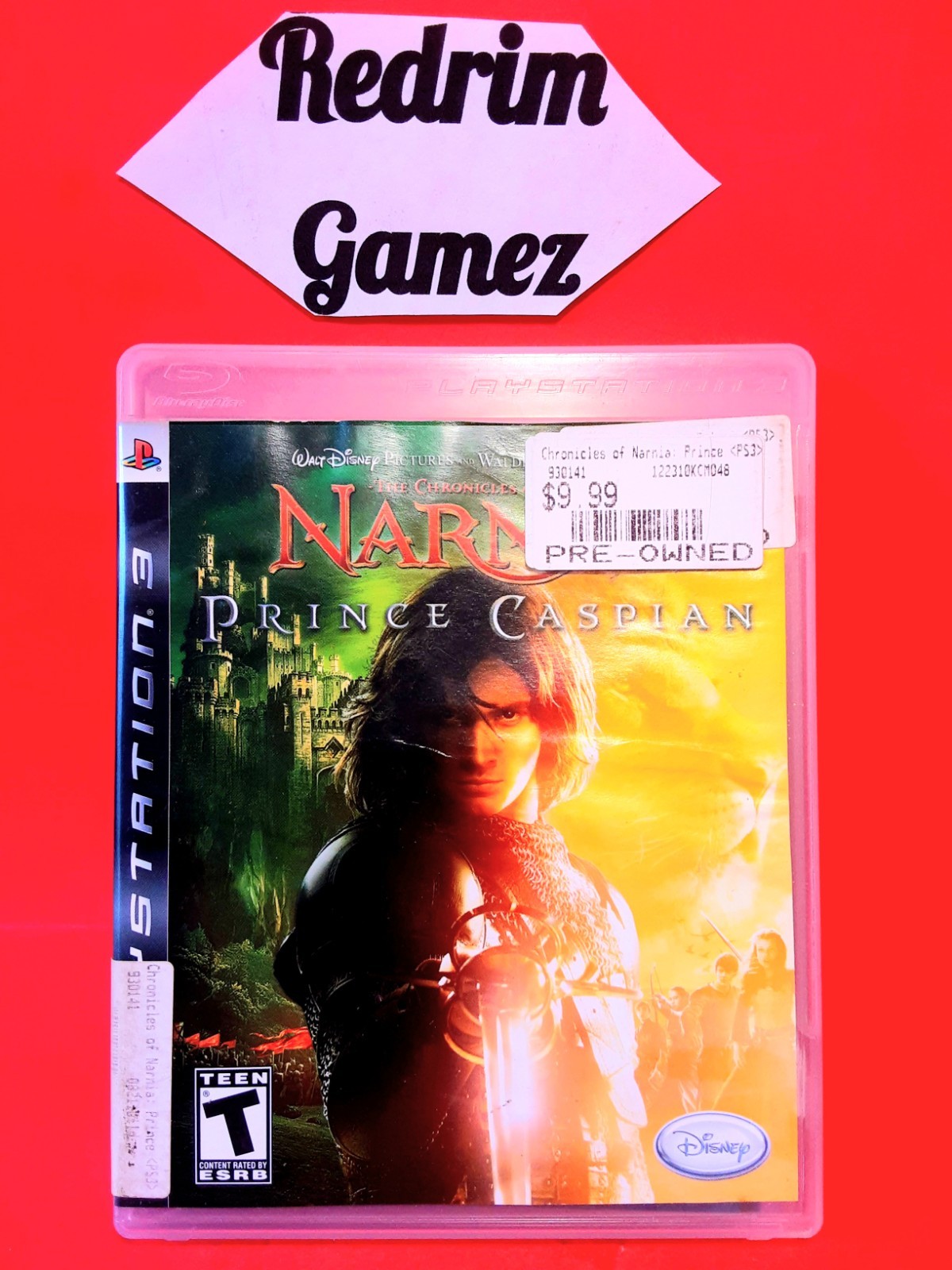 Narnia Prince Caspian COMPLETE Black Label Sony PS3 Playstation Video Games