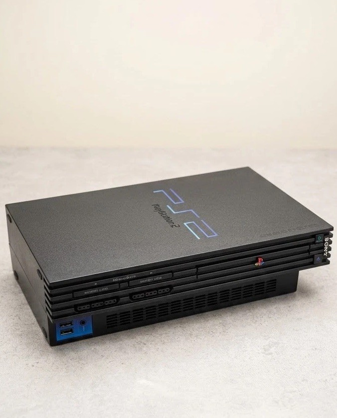 Sony PlayStation 2 PS2 Fat Bundle TESTED HDMI Adapter WWE Here Comes The Pain