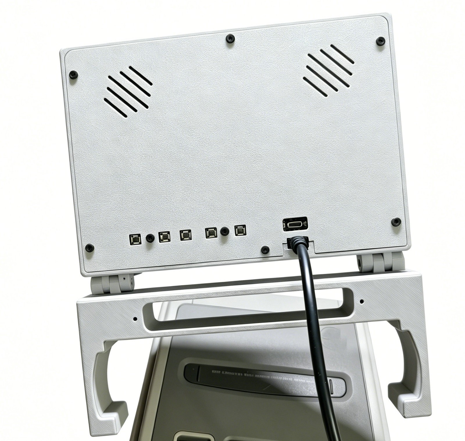 8″ SFC LCD Monitor 1024×768 720P Upscaler USB-C Plug & Play
