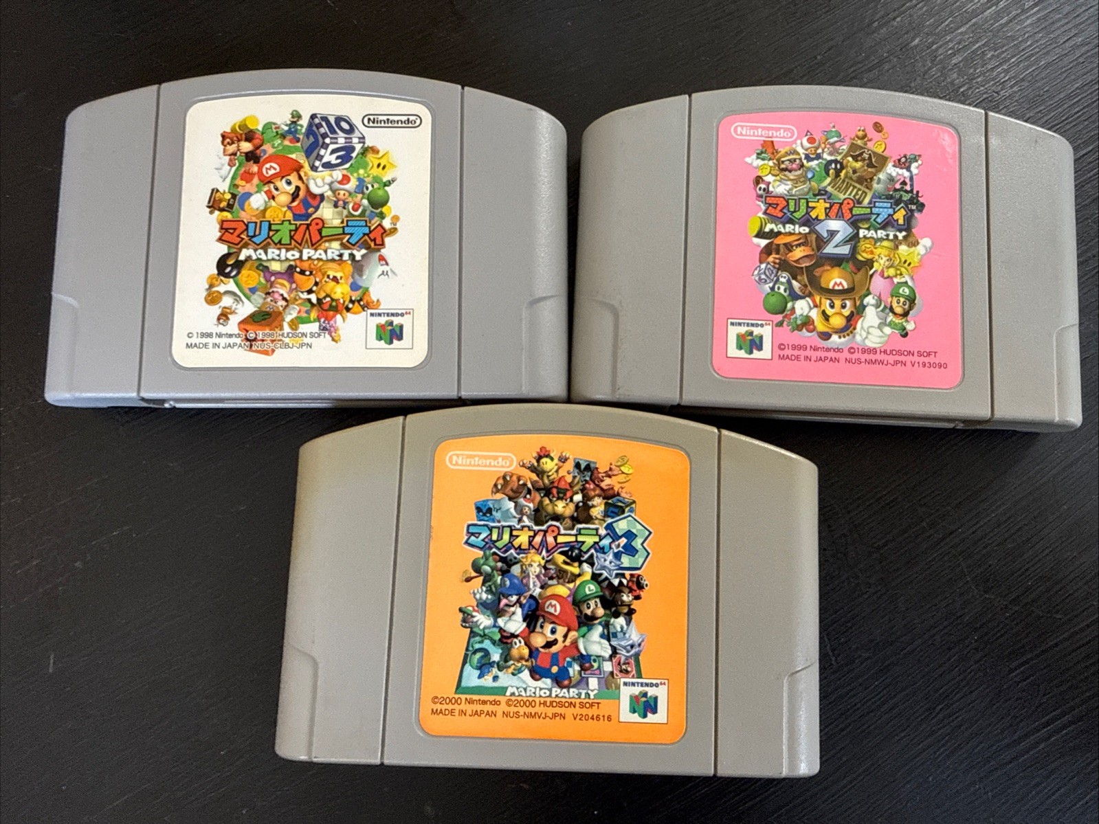 MARIO PARTY 1 2 3 set Nintendo 64 N64 JP Japan Import US Seller