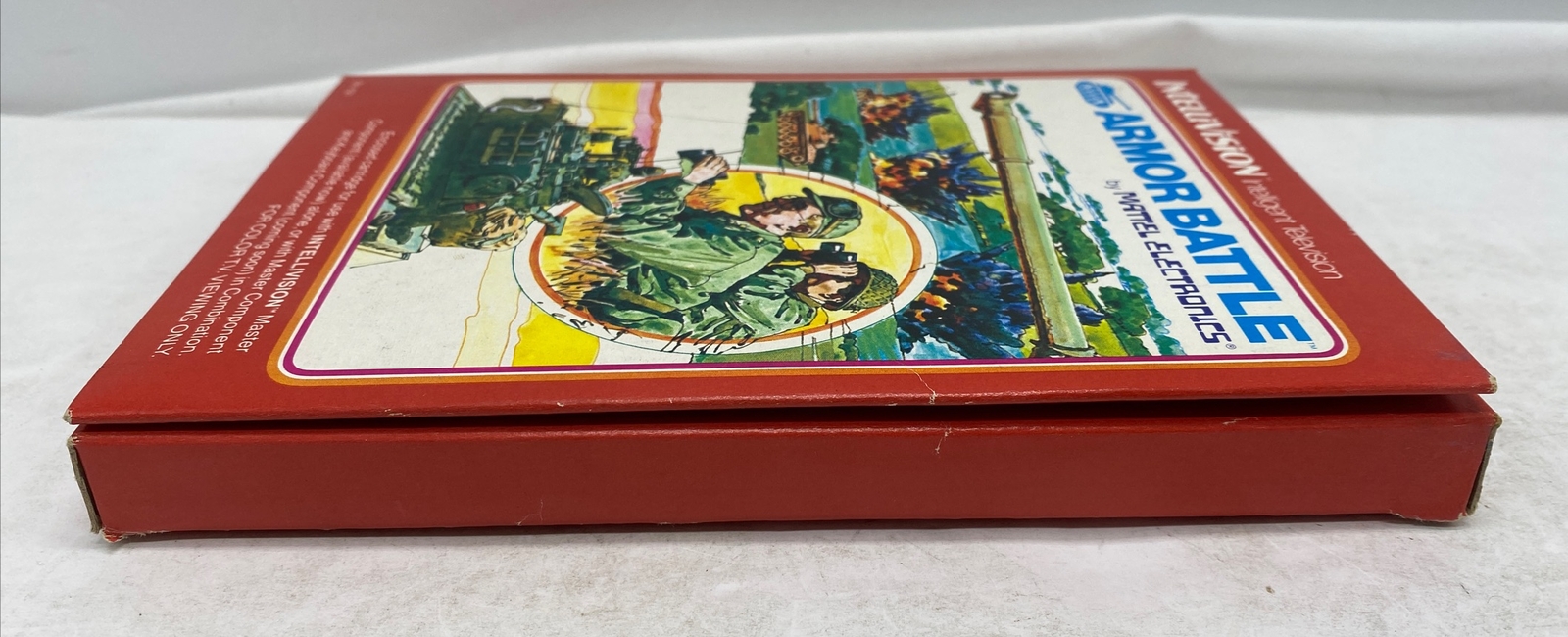 ARMOR BATTLE Intellivision video game Complete Tested Mattel Electronics