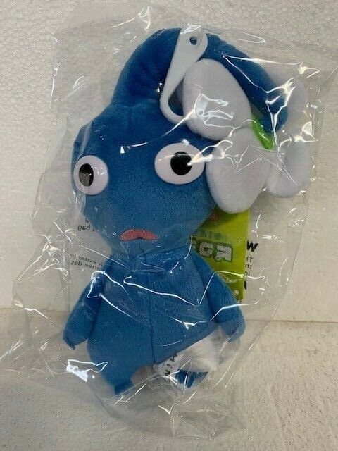 Genuine Pikmin BLUE 7″ Plush with Flower Little Buddy 1648