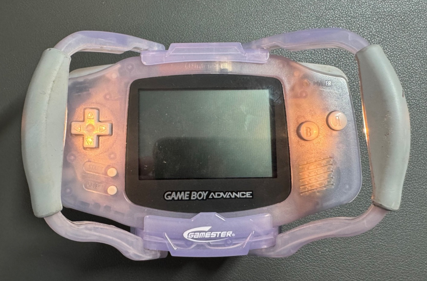 Nintendo Game Boy Advance AGB-001 Glacier 1. Works Perfect! Bonus accessories!