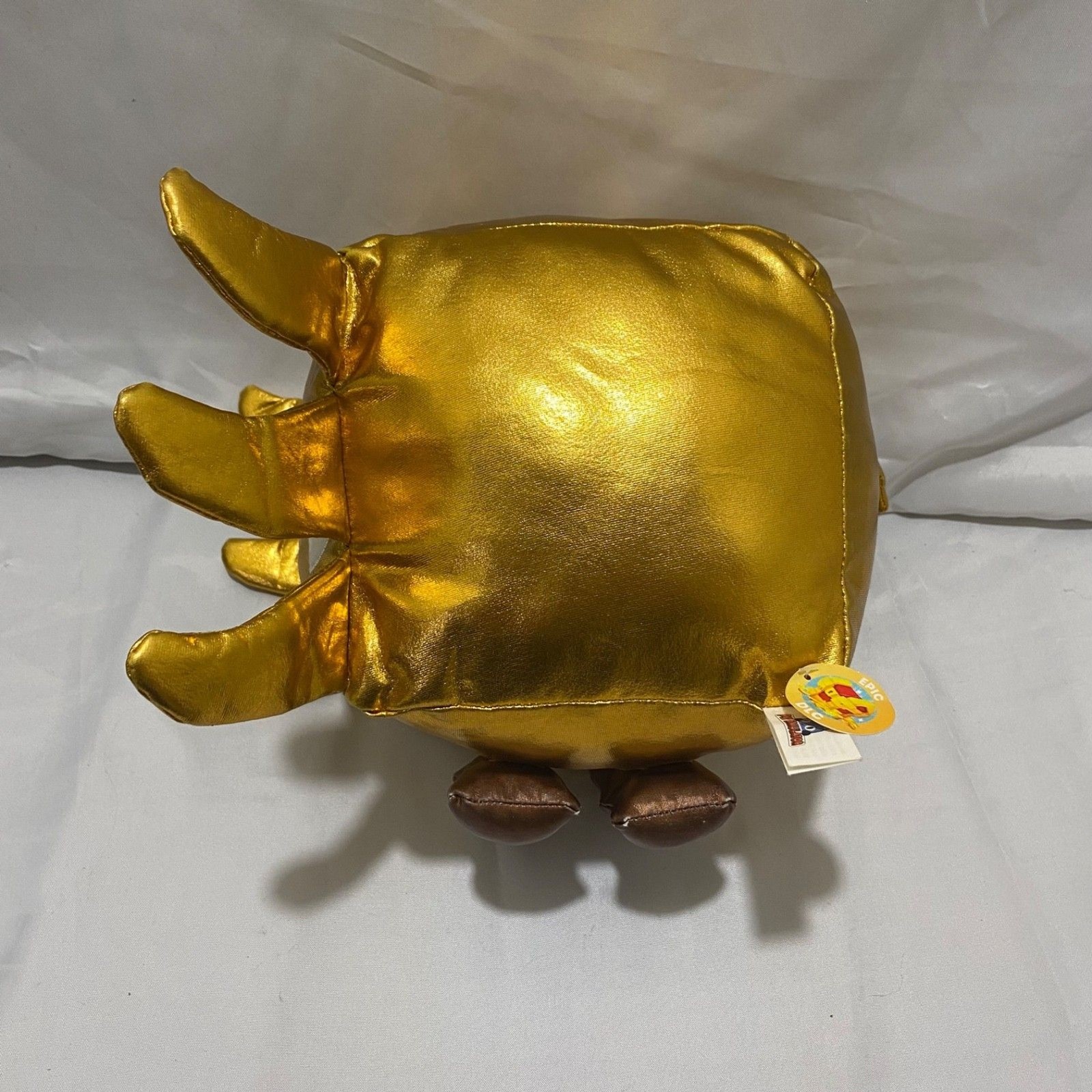 PhatMojo Roblox Pet Simulator Deluxe Tech Gold Axolotl Plush Stuffed Toy 8”