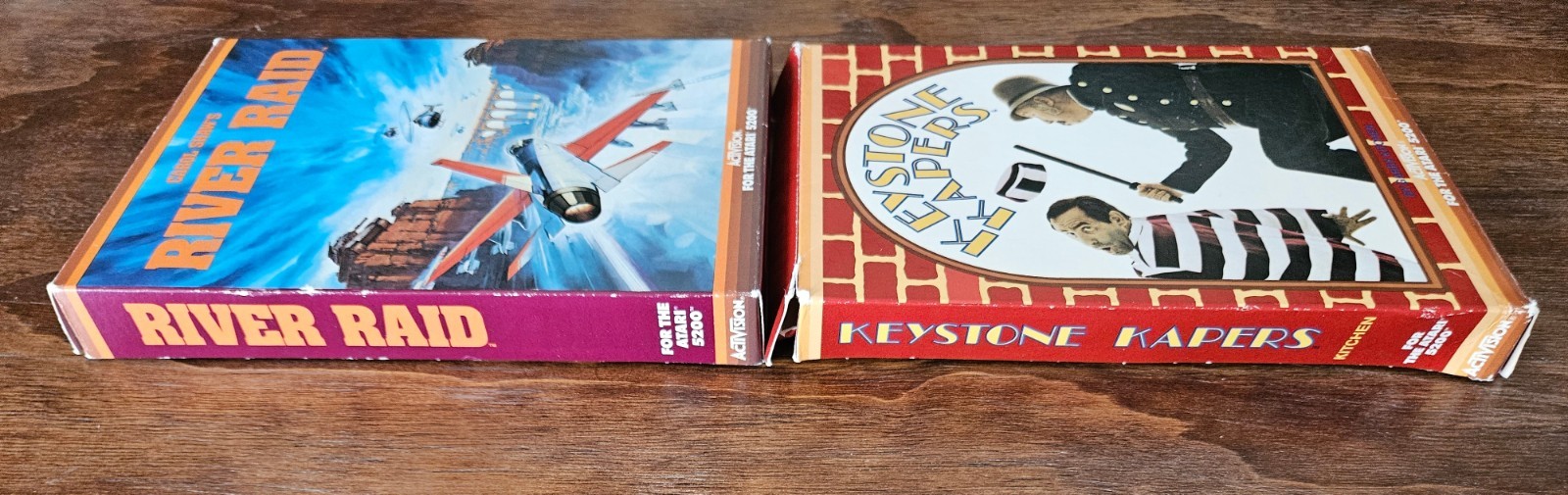 Activision Keystone Kapers & River Raid Atari 5200 Lot